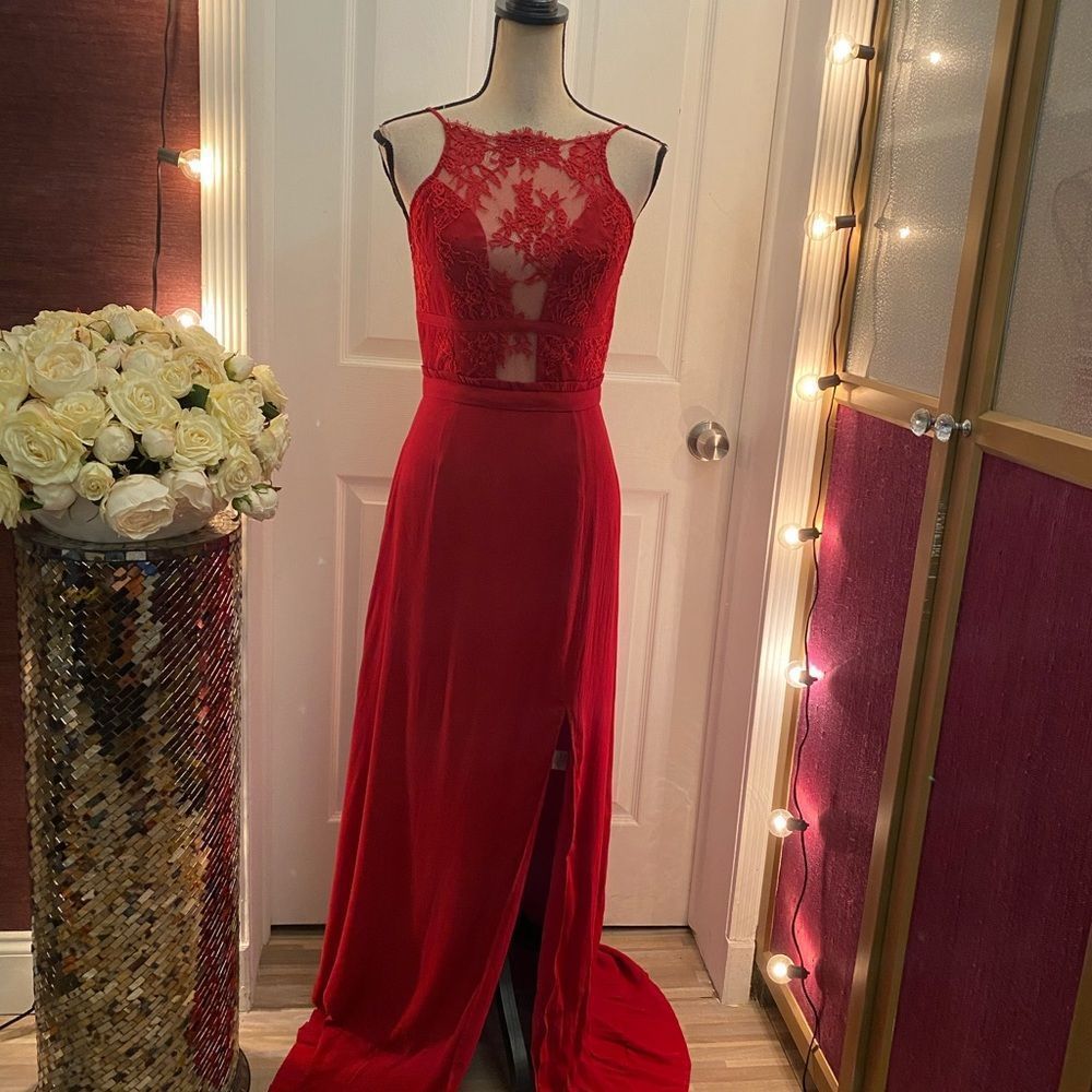 NBD open back maxi dress, M - Picture 3 of 14